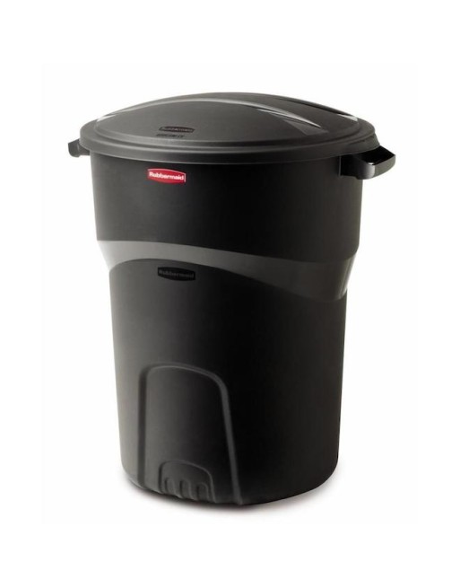 RUBBERMAID Home RHW-1793963 SOP: Roughneck 32G Trash Can - Black Case: 8, Price/CS - [DefendUse.com] - 1793963 - Rubbermaid Hous