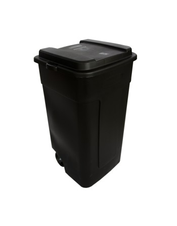 RUBBERMAID Home 285100BLA SOP: Roughneck Wheeled Trash Can 50G - Black Case: 4, Price/CS - [DefendUse.com] - FG285100BLA - Rubbe