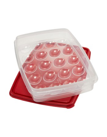 RUBBERMAID Home 1953768 SOP: Storage Egg Keeper 2/cs - Racer Red Case: 2, Price/CS - [DefendUse.com] - FG1953768 - Rubbermaid Ho