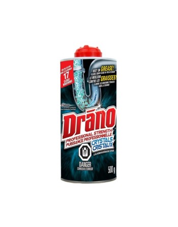 SC JOHNSON 59200655886 Drano® Kitchen Drain Cleaning Granules Container Type: Can Container Size: 500 g, Case of 6/500g - [Defen