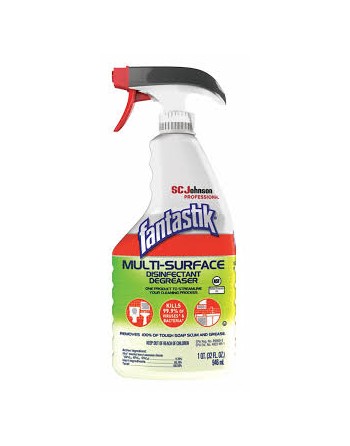 Fantastik® 10062913000789 Professional, Industrial, All Purpose Disinfectant, Original Trigger, Case of 8/946ml - [DefendUse.com