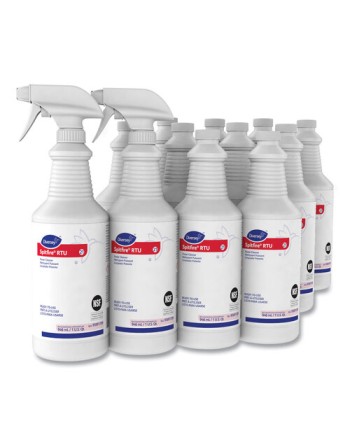 Diversey 95891789 Spitfire Professional All Purpose Power Cleaner Spray Bottle, 32 oz, 12 Pack - [DefendUse.com] - 95891789 - Di