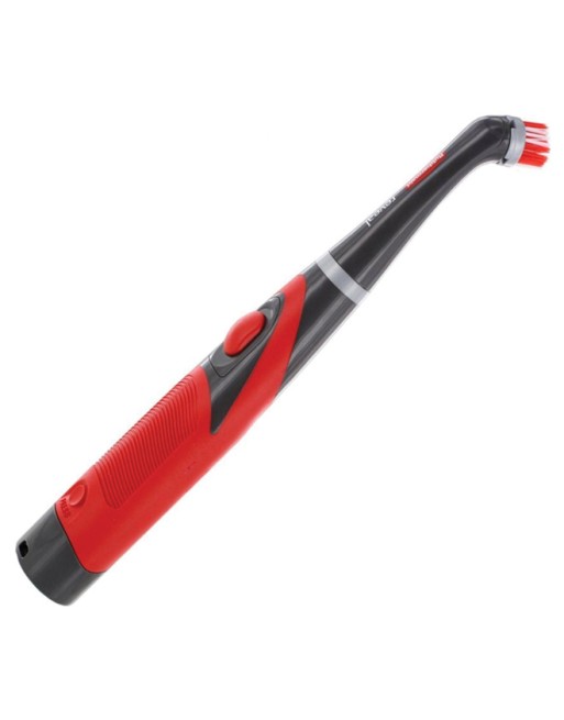 RUBBERMAID Home FG1868398 SOP: Reveal - Power Scrubber Hand Brush Tool - Gray/Red Case: 6, Price/CS - [DefendUse.com] - FG186839