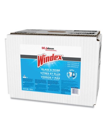 SC JOHNSON 10019800707580 Windex® Glass Cleaner with Ammonia-D®, Bag Container Size: 5 gal. - [DefendUse.com] - 10019800707580 -