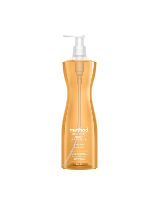 Method 10843536106528 Dish Soap Liquid, Dishwashing Liquid, Clementine Scent, 532 ml Bottles, 6 Pack - [DefendUse.com] - 1084353