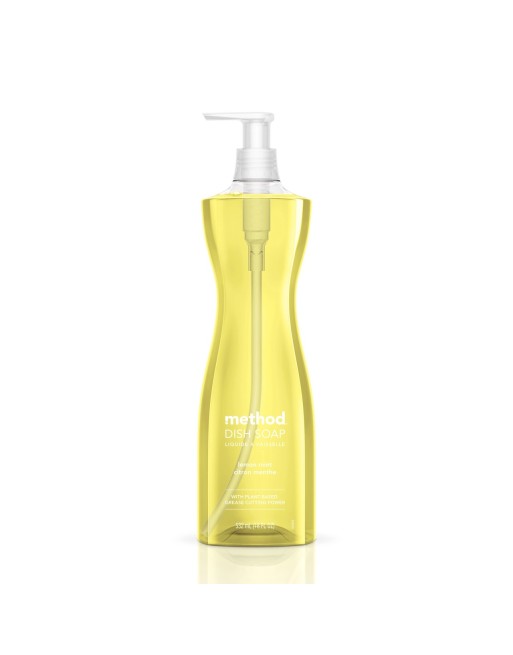 Method 10843536106535 Dish Soap Liquid, Dishwashing Liquid, Lemon Mint Scent, 532 ml Bottles, 6 Pack - [DefendUse.com] - 1084353