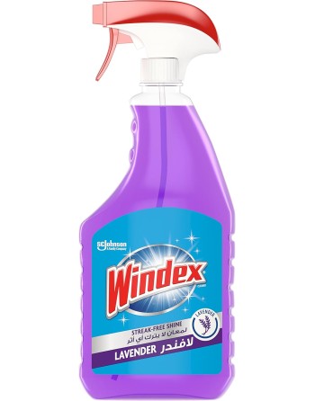 Windex 6223001342717 Multisurface Cleaner with Lavender Scent, Removes Fingerprints, Smudges and Smears, 765mL - [DefendUse.com]