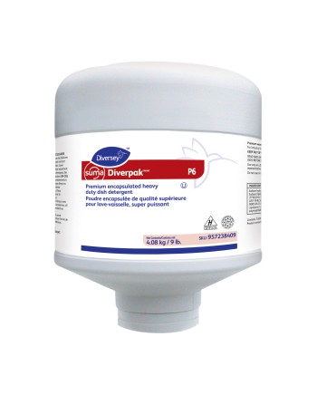 Diversey 957238409 Heavy Duty Dish Detergent, Case of 4, 9Lbs. - [DefendUse.com] - 957238409 - Diversey Holdings Cleaners
