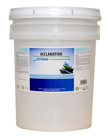 Dustbane 52061 Acclamation All-System Floor Finish, 20L Pail - [DefendUse.com] - 52061 - Dustbane Commercial Solutions