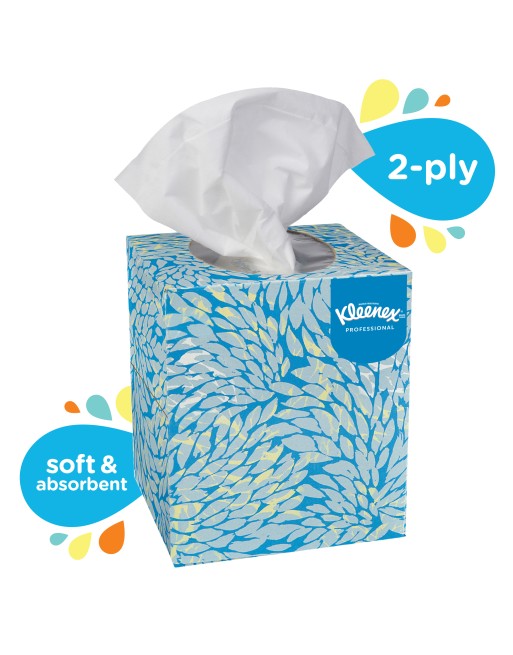 Kleenex® 21271 Facial Tissue Cube, Upright Face Tissue Box, 6 Bundles / Case, 6 Boxes / Bundle, 36 Boxes / Case - [DefendUse.com Kleenex® 21271 Facial Tissue Cube, Upright Face Tissue Box, 6 Bundles / Case, 6 Boxes / Bundle, 36 Boxes / Case - [DefendUse.com