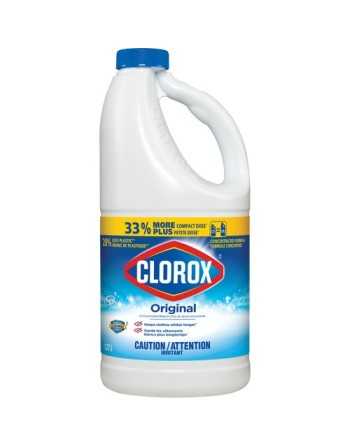 CLOROX 55500017263 Original Concentrated Bleach, 1.27 L, Jug / Bottle, Case of 6 - [DefendUse.com] - 55500017263 - Home