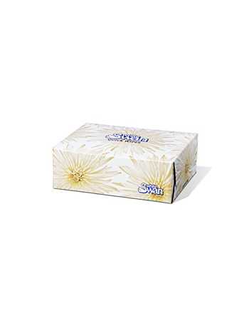 Kruger 08500 White Swan® 2-Ply Quick-Wipes Facial Tissue, 80 Ct, Case of 135 - [DefendUse.com] - 08502 - Kleenex & Facial Tissue