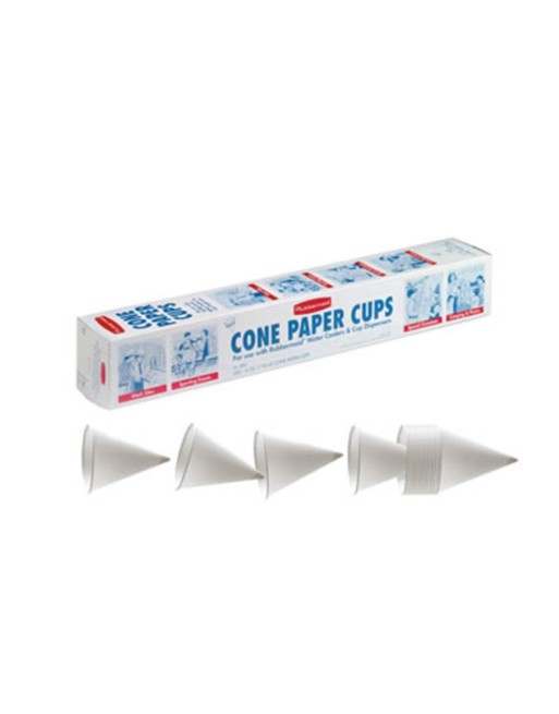 Rubbermaid FG163412910  Paper Cups - Cone 4oz - 200/pk - [DefendUse.com] - FG163412910 - Rubbermaid Commercial Cleaning