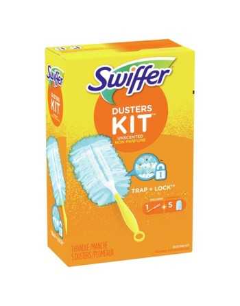 Swiffer 37000-11804 Duster 180 Orig Kit Handle w/5 Duster -6/1ct - [DefendUse.com] - 37000-11804 - Swiffer® Cleaning Products