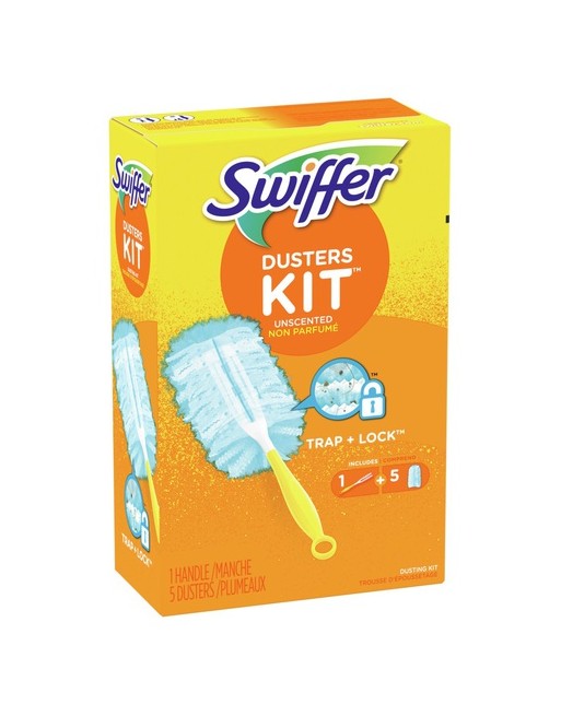 Swiffer 37000-11804 Duster 180 Orig Kit Handle w/5 Duster -6/1ct - [DefendUse.com] - 37000-11804 - Swiffer® Cleaning Products