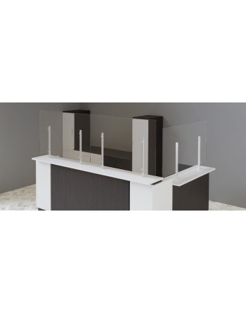 GLOBAL  Sneeze Guard, 36" W x 36" H Medical Device Class: Non-Medical Thickness: 1-1/8" Weight: 11 lbs. - [DefendUse.com] - GCAM