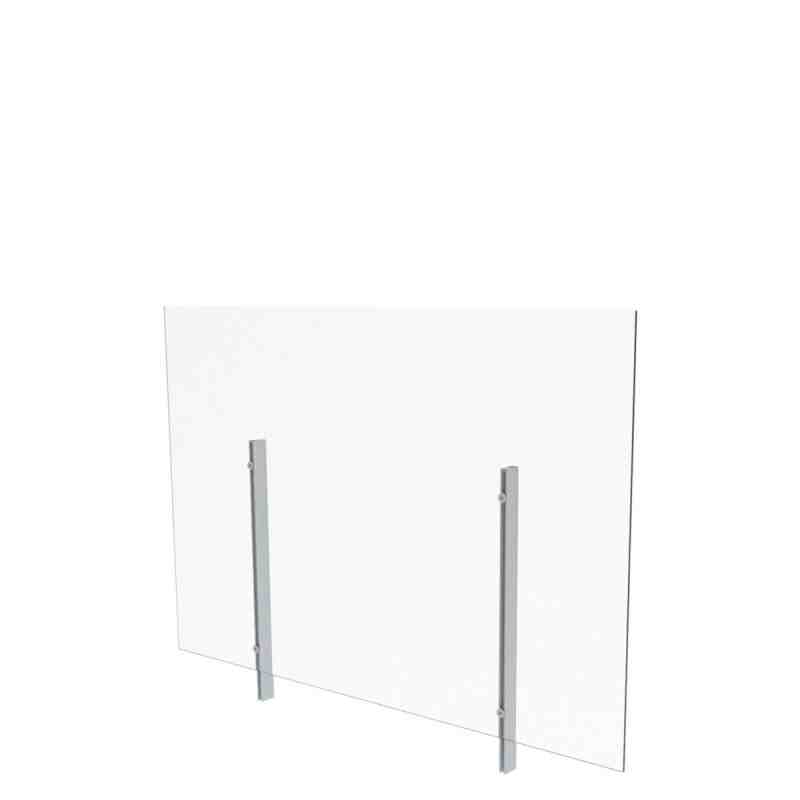 GLOBAL  Sneeze Guard, 36" W x 36" H Medical Device Class: Non-Medical Thickness: 1-1/8" Weight: 11 lbs. - [DefendUse.com] - GCAM
