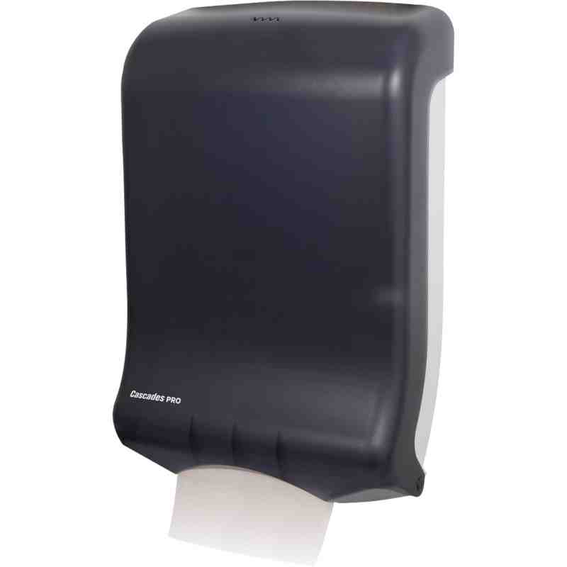 CASCADES  Pro Select™ Universal Folded Towel Dispenser, No-Touch, 11.75" W x 6.1" D x 17.5" H - [DefendUse.com] - DH39 - Paper T