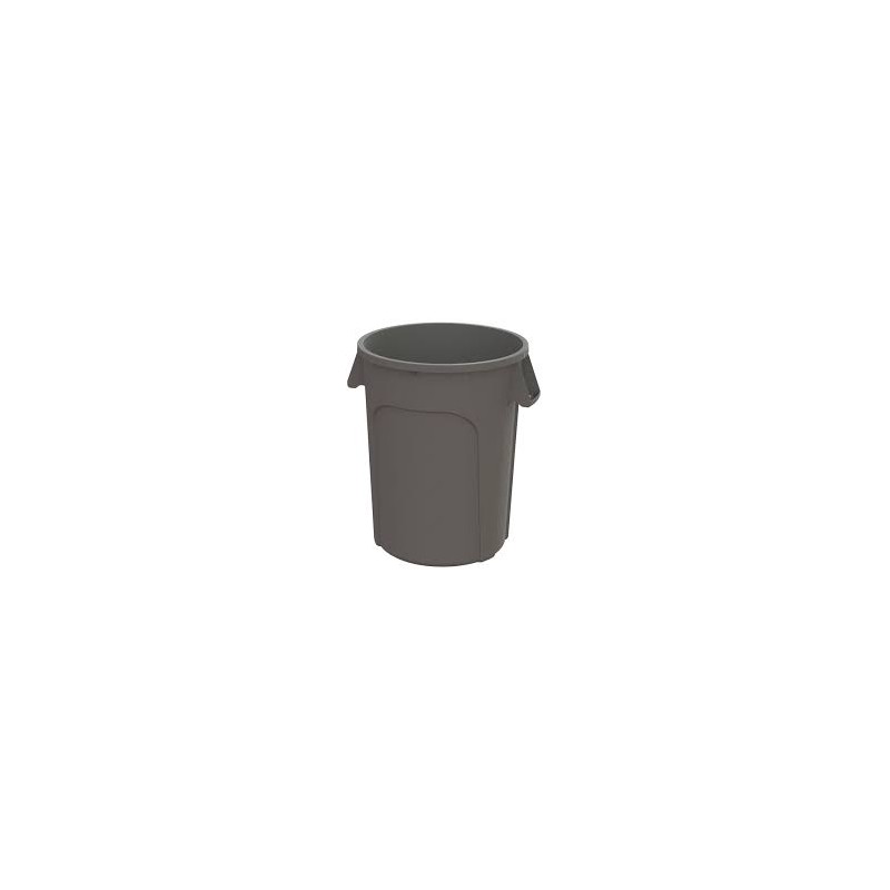 Waste Container Round 10G - Grey 6 Per Pack, Price Per EA - [Cleaning Supplies Canada Discounts] - 9610 - [DefendUse.com]