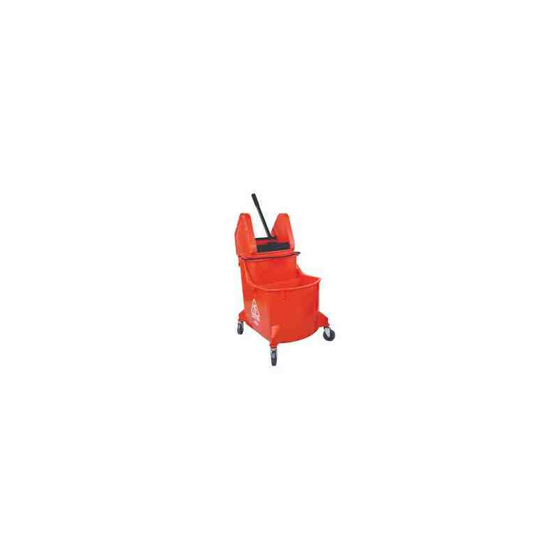 Mopping Combo - Downpress Combo 35qt w/Red Dirty Water Bucket - Red 1 Per Pack, Price Per EA - [Cleaning Supplies Canada Discoun