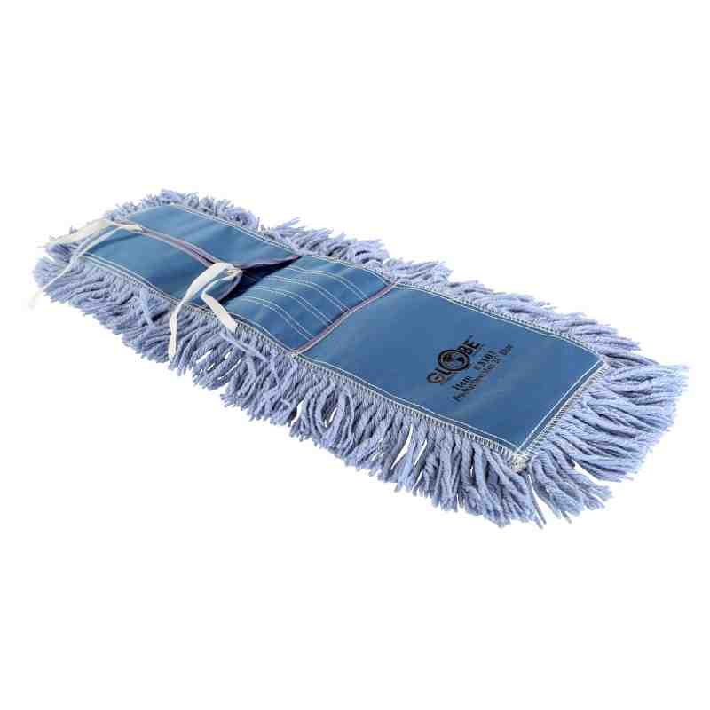 GLOBE Pro-Stat® Blue Tie-On Dust Mop Head - 24 Inch X 5 Inch - [Cleaning Supplies Canada Discounts] - 3101 - [DefendUse.com]