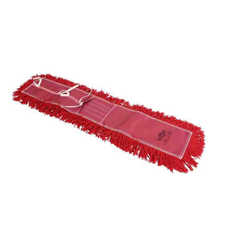 GLOBE Pro-Stat® Red Tie-On Dust Mop Head - 36 Inch X 5 Inch - [Cleaning Supplies Canada Discounts] - 3102R - [DefendUse.com]