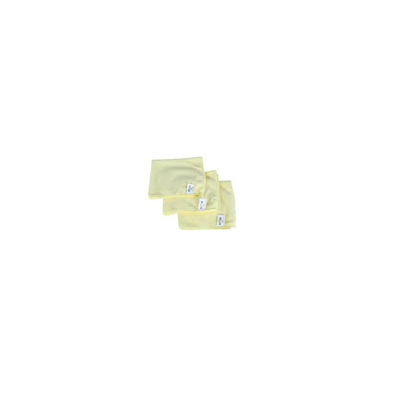 GLOBE Microfiber Cloth, Yellow, 14 x 14, 10/Pack - [Cleaning Supplies Canada Discounts] - 3131Y - [DefendUse.com]