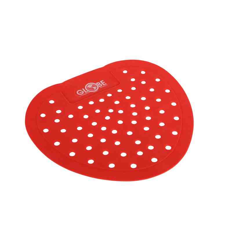 GLOBE Vinyl Urinal Screen - Cherry, Pack of 10 - [Cleaning Supplies Canada Discounts] - 3251R - [DefendUse.com]