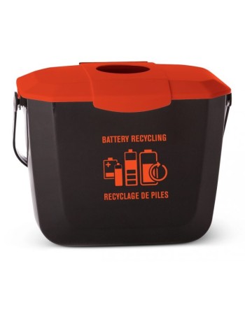 GLOBE 2 Gallon Battery Collection Bin - [Cleaning Supplies Canada Discounts] - 9309 - [DefendUse.com]