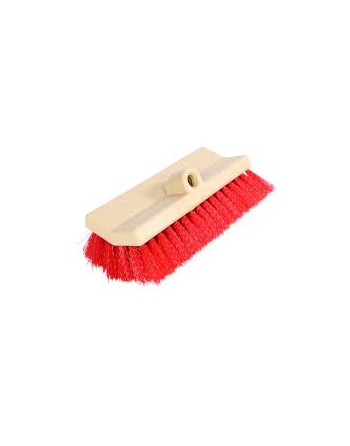 GLOBE 3625 Bi-Level Brush - 10" Stiff - Red Fibre 12 Per Pack, Price Per EA - [DefendUse.com] - 3625 - Brushes