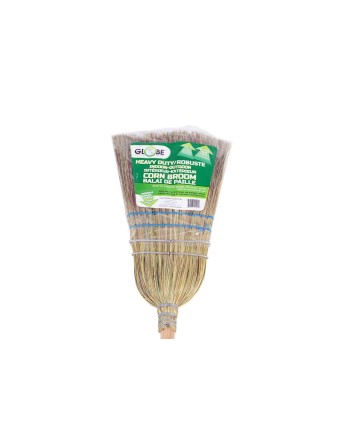 GLOBE Heavy-Duty Corn Broom, 2 Wire 2 String - [Cleaning Supplies Canada Discounts] - 4002 - [DefendUse.com]