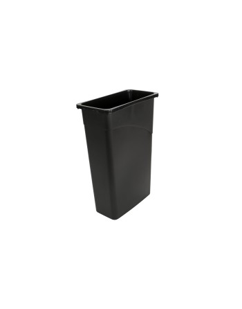 Globe Commercial Products Black Slim 23-Gallon Container, Black - [Cleaning Supplies Canada Discounts] - 9512 - [DefendUse.com]