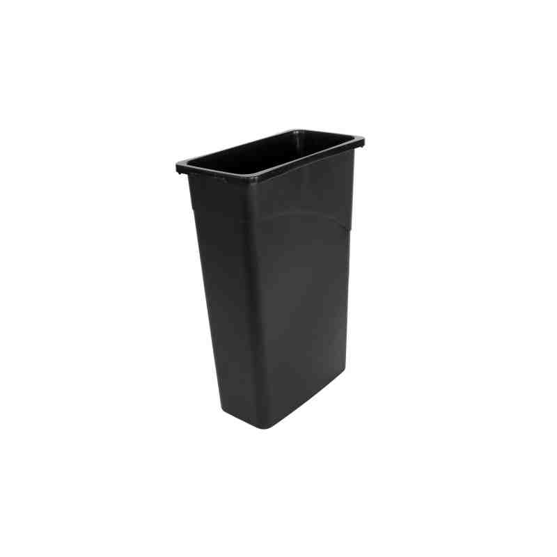 Globe Commercial Products Black Slim 23-Gallon Container, Black - [Cleaning Supplies Canada Discounts] - 9512 - [DefendUse.com]