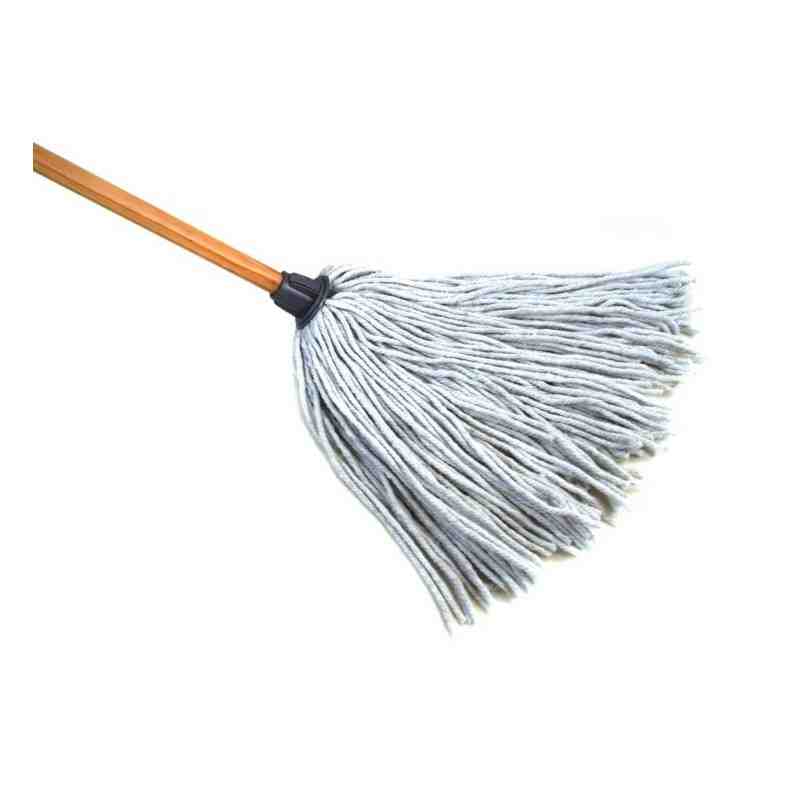Mop - Synthetic Yacht Mop 8oz 4-Ply w/Wood Handle 48" 6 Per Pack, Price Per EA - [Cleaning Supplies Canada Discounts] - 4014 - [