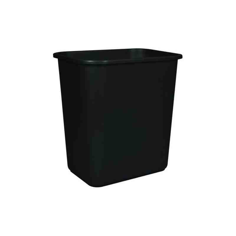 GLOBE 9757BLA 39 L Soft Wastebaskets - Black - [DefendUse.com] - 9757BLA - Wastebasket