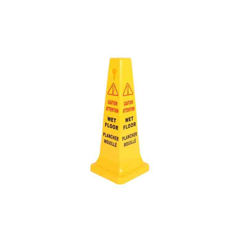GLOBE Safety Cone English-French - Small / 26 Inch H - [Cleaning Supplies Canada Discounts] - 7200 - [DefendUse.com]