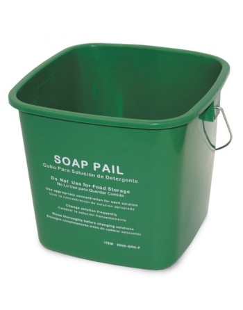 GLOBE 6 Qt Sanitizing Hygiene–Pail® - Green - [Cleaning Supplies Canada Discounts] - 3616G - [DefendUse.com]
