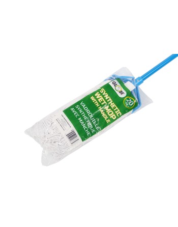 GLOBE Synthetic Combo Mop Set 20 Oz Mop With 54 Inch Quick Release Handle - [Cleaning Supplies Canada Discounts] - 3087C - [Defe