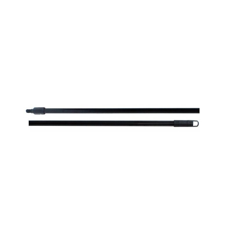 GLOBE Metal Handle With Heavy Duty Plastic Threaded Tip - 60 Inch X 1 5/16Th Inch / Black - [Cleaning Supplies Canada Discounts]