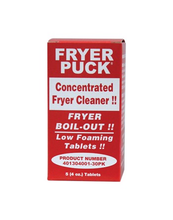 QUEST VAPCO 401304001-30PK Fryer Puck, Deep Fat Fryer, Boil-Out Cleaner Tabs, Pack of 5, Case of 6 Packs, 30 Ct - [DefendUse.com