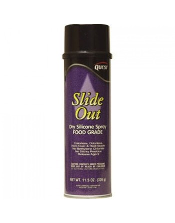 QUEST VAPCO 538000001-20AR Slide out Dry Silicone Spray-Food Grade [12x20oz] 12 Per CS - [DefendUse.com] - 538000001-20AR - Ques