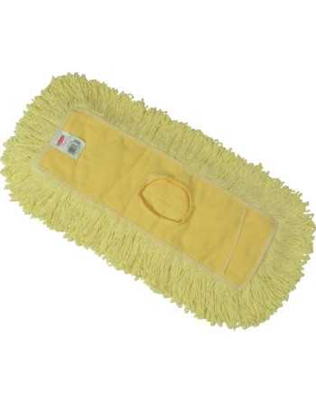 Rubbermaid FGJ15200YL00 Trapper Blend 18" Yellow Dust Mop - [DefendUse.com] - FGJ15200YL00 - Universal Dust Mop