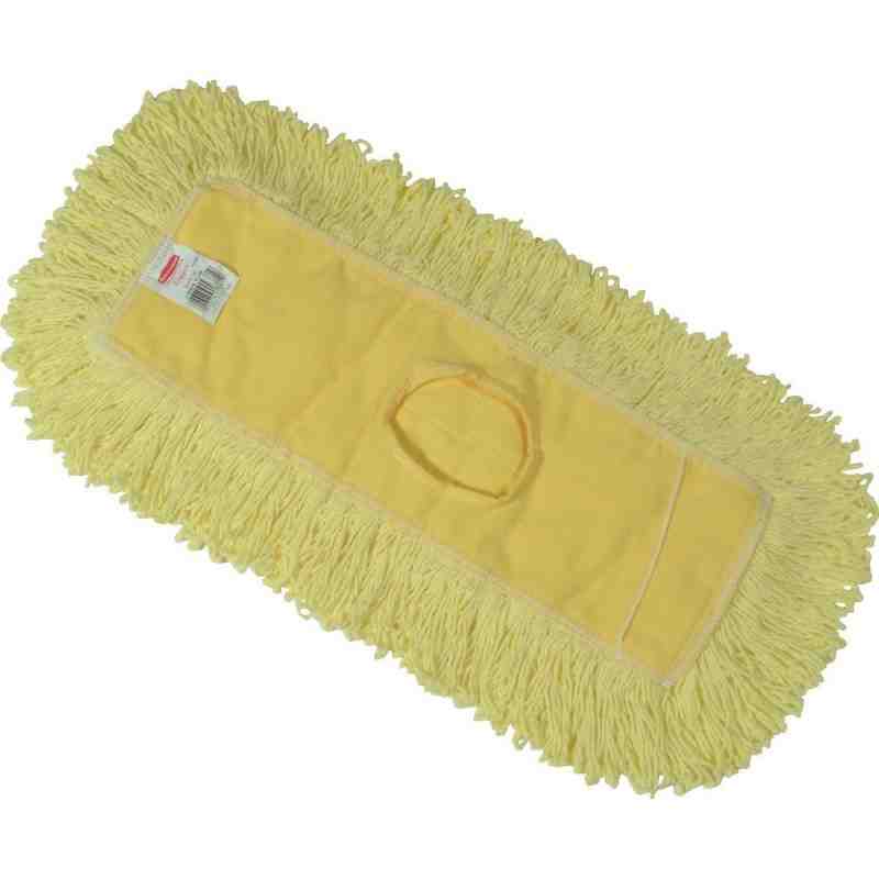 Rubbermaid FGJ15300YL00 Trapper Blend 24" Yellow Dust Mop - [DefendUse.com] - FGJ15300YL00 - Universal Dust Mop