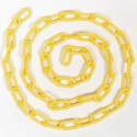 Rubbermaid FG618400YEL 20' Yellow Wet Floor Barrier Chain - [Cleaning Supplies Canada Discounts] - FG618400YEL - [DefendUse.com]