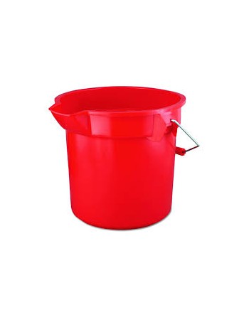RUBBERMAID  Brute® Buckets, 3.5 US Gal. (14 qt.) Capacity, Red - [Cleaning Supplies Canada Discounts] - FG261400RED - [DefendUse