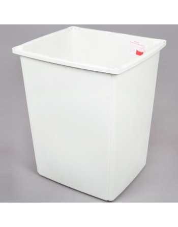 Rubbermaid FG256B00OWHT Glutton Off White Large-Capacity Rectangular Container 56 Gallon - [DefendUse.com] - FG256B00OWHT - Squa