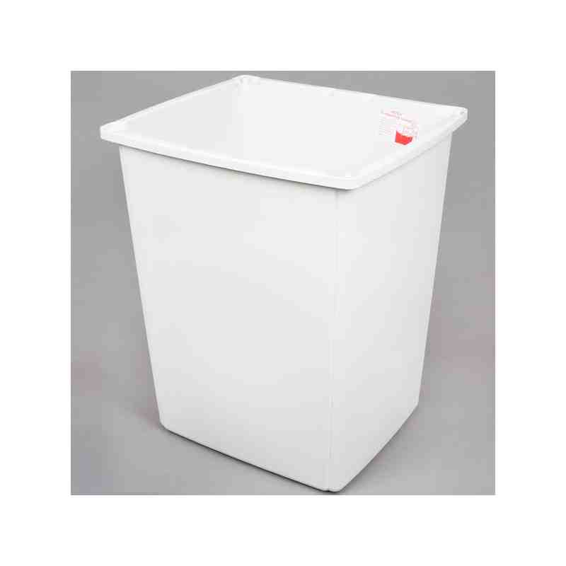 Rubbermaid FG256B00OWHT Glutton Off White Large-Capacity Rectangular Container 56 Gallon - [DefendUse.com] - FG256B00OWHT - Squa