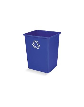 Rubbermaid Glutton Recyling Container 56G - Blue - [Cleaning Supplies Canada Discounts] - FG256B73BLUE - [DefendUse.com]