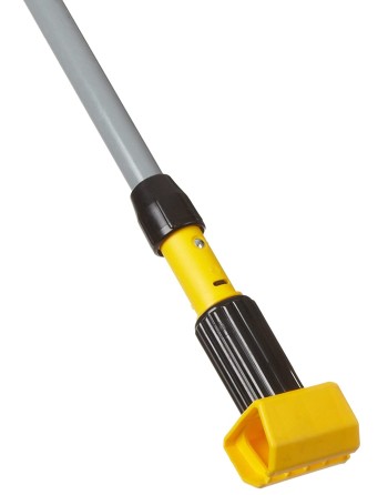 RUBBERMAID  Gripper® Wet Mop Handle, Fibreglass/Plastic, Jaws Tip, 60" Length, Gray - [Cleaning Supplies Canada Discounts] - FGH