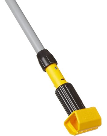 RUBBERMAID  Gripper® Wet Mop Handle, PVC, Jaws Tip, 1-1/2" Diameter, 60" Length - [Cleaning Supplies Canada Discounts] - FGH2360